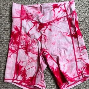 Balance athletica tie dye rider shorts